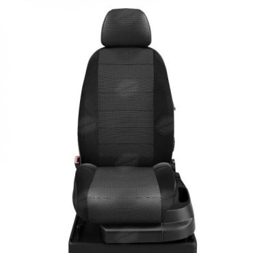 Чехлы для Honda Cr-v 2 1995-2019 текстиль, жаккард черный, серый Автолидер HA14-0302-JK3