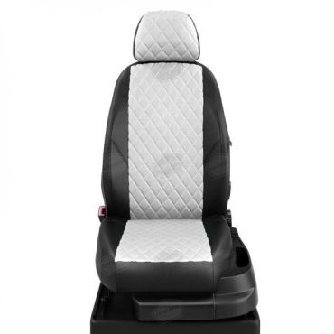 Авточехлы Volkswagen Golf 4 , Bora 1 экокожа Автолидер VW28-0201-0401-0501-EC03-R-wht