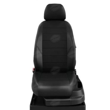 Автомобильные чехлы Honda Civic 5 1991-2016 купе экокожа черный Автолидер HA14-0101-EC01