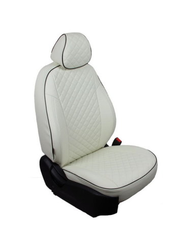 Чехлы на сиденья Honda Accord 7 1997-2020 экокожа белый Автопилот kho-ak-a8-bb-r