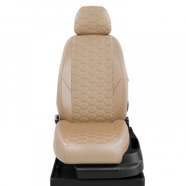 Чехлы Mercedes S-classe 4 W 220 1997-2019 экокожа бежевый Автолидер MB17-0504-EC26-ST-bge