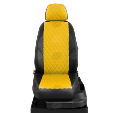 Авточехлы Mitsubishi Colt 2002-2012 3 двери хетчбек Автолидер MI18-0102-EC31-R-ylw