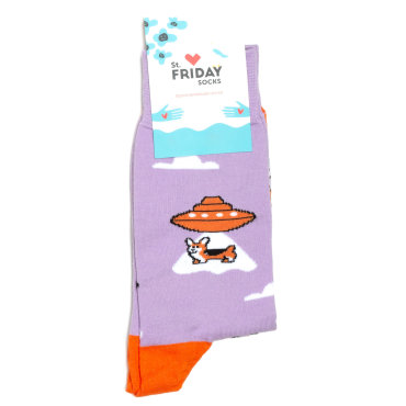 Носки унисекс St.Friday Socks STFR_Corgi_Prisheltsi разноцветные 42-46